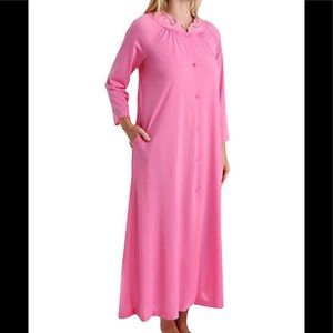 Shadowline Petals Long gown nightwear Rosy Pink Small